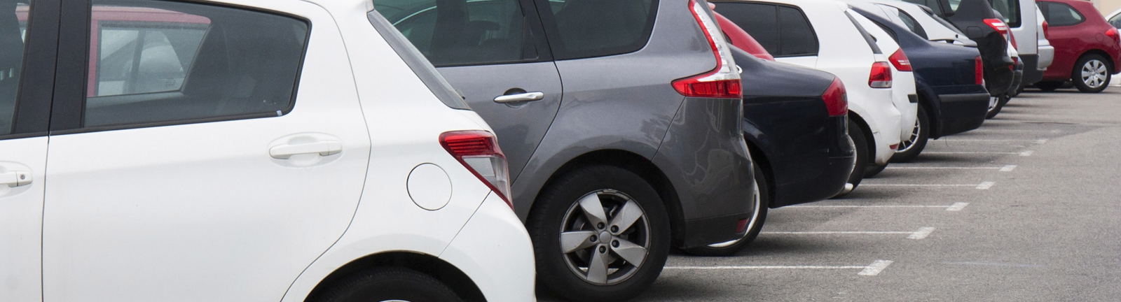 cars in a parking lot